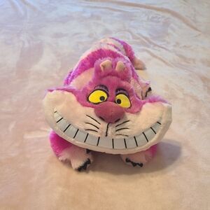 Disney  Alice In Wonderland’s Chesire Pink Striped Cat  Plush